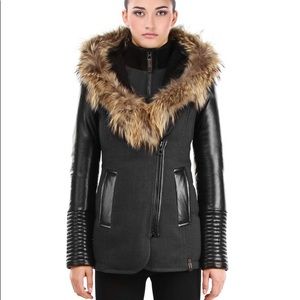 Rudsak Leather & Wool Jacket